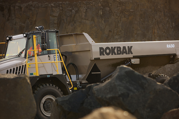 Rokbak Hauler in Quarry 1