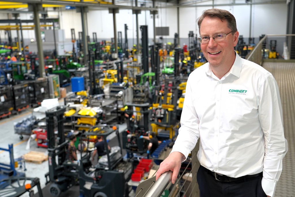 Martin McVicar at Combilift