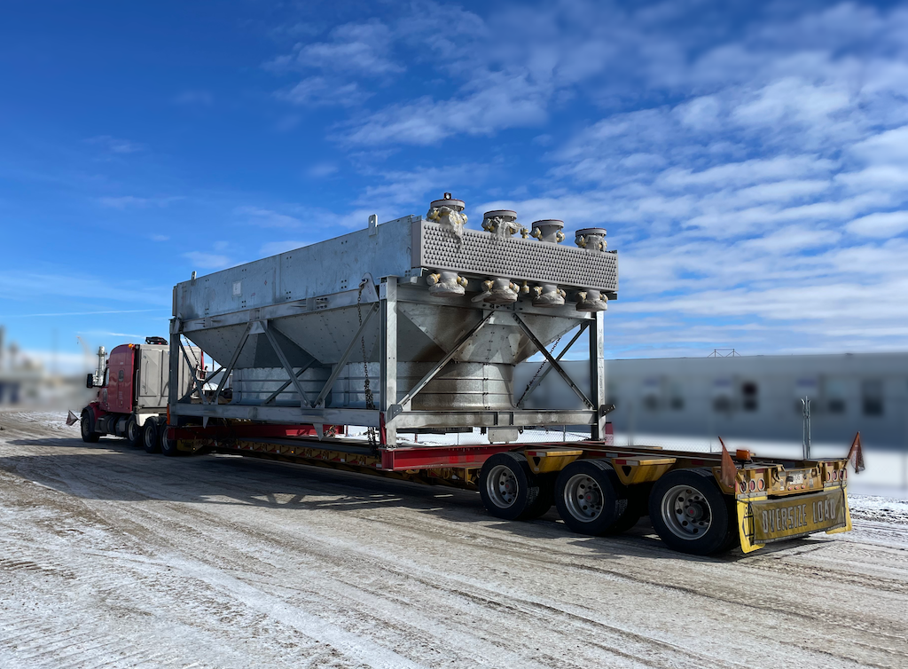 cargo delivery to the project site