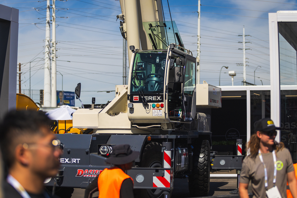 Terex Tower Cranes and Terex Rough Terrain Cranes exhibited at CONEXPO 2026 under Raimondi Group 3