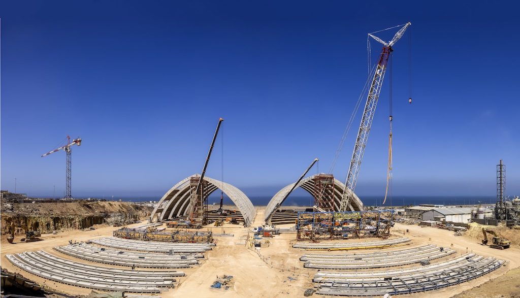 Somalev Deploys Two Crawler Cranes for OCP Sulfur Storage Projects