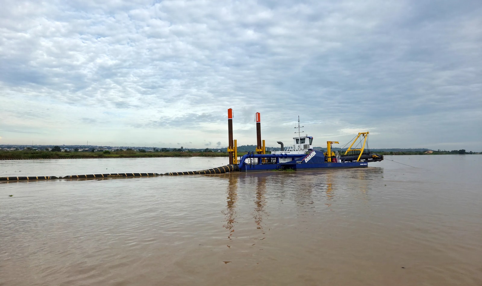 Damen CSD600 Reassembled in Nigeria for Niger City Works